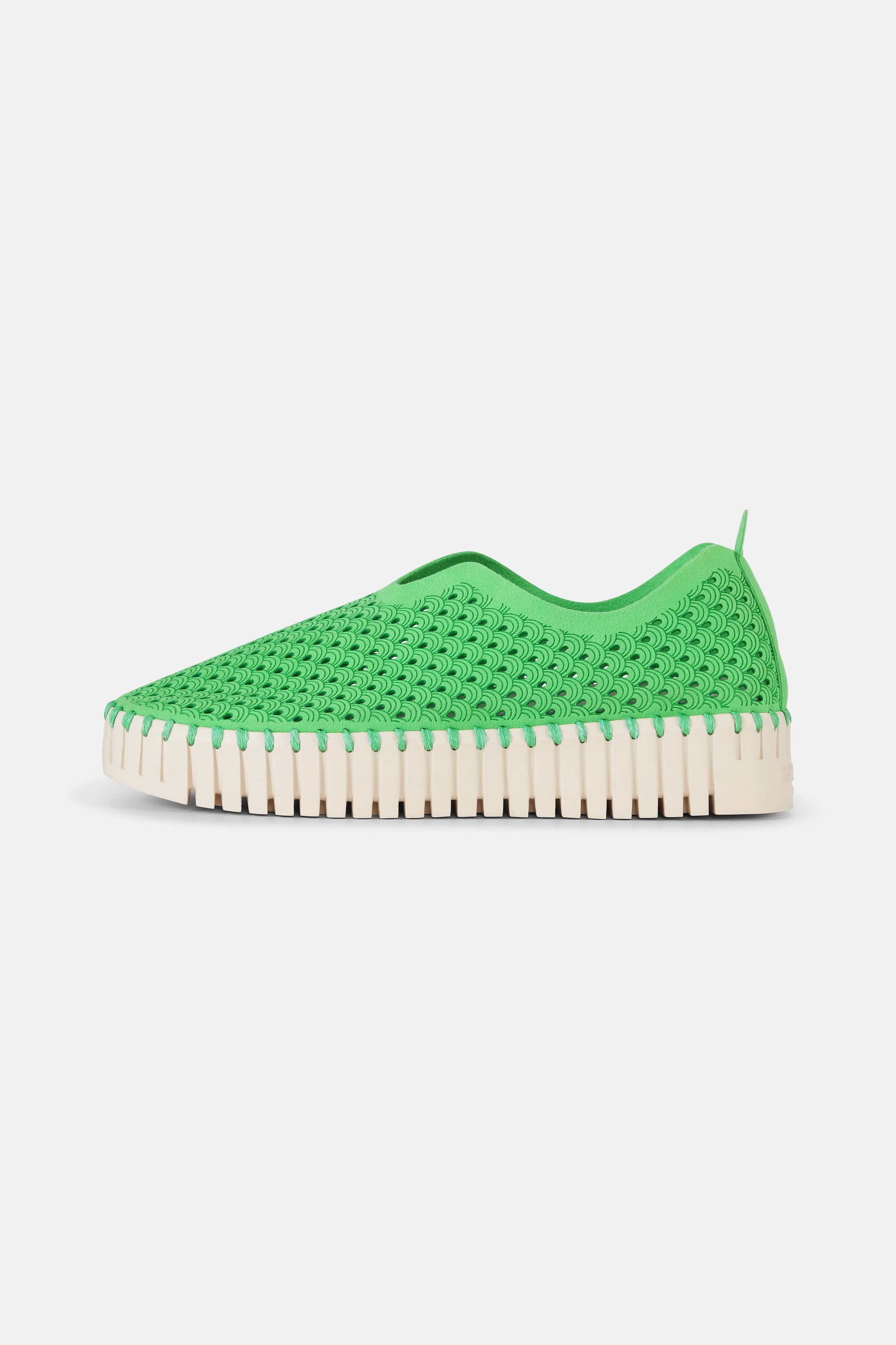Platform Tulip Skor - Bright Green